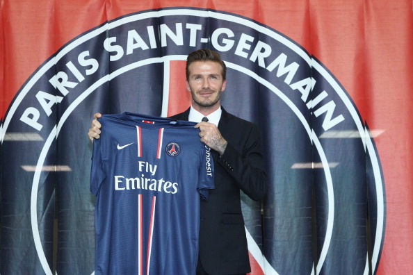 David Beckham Signs For Paris Saint-Germain